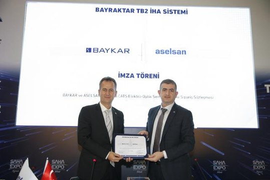 Bayraktar TB2 için ASELSAN CATS siparişi