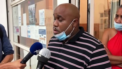 Le vigile du Super U blessé lors du braquage, Rudolphe Blagnac, et son avocat Me Rémi Boniface