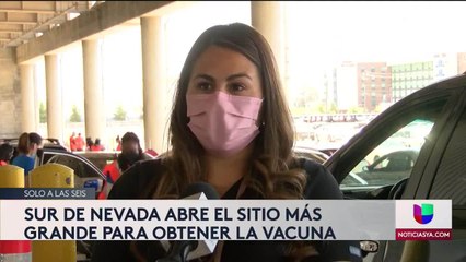 NEVADA 6PM 5-4-2021 - Vacunas Drive Thru Alejandra Ochoa
