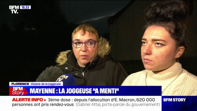 Mentir sur des choses pareilles, ça ne se fait pas : une voisine de la joggeuse réagit aux aveux de la jeune femme