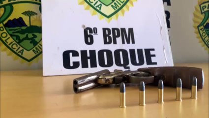Choque detém jovem de 19 anos com arma de fogo no Universitário