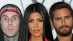 Kourtney Kardashian, Scott Disick & Travis Barker Have ‘Awkward’ Reunion At Kris Jenner’s Party
