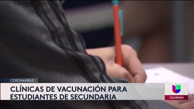Clínicas de vacunación para estudiantes de secundaria