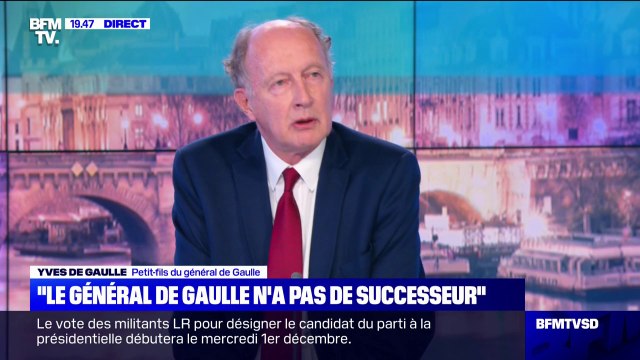 Quand on essaye de nous faire croire que Pétain et de Gaulle ce sont les deux faces de la même pièce en 1940, c'est une immense ânerie : Le petit-fils du général de Gaulle répond à Éric Zemmour