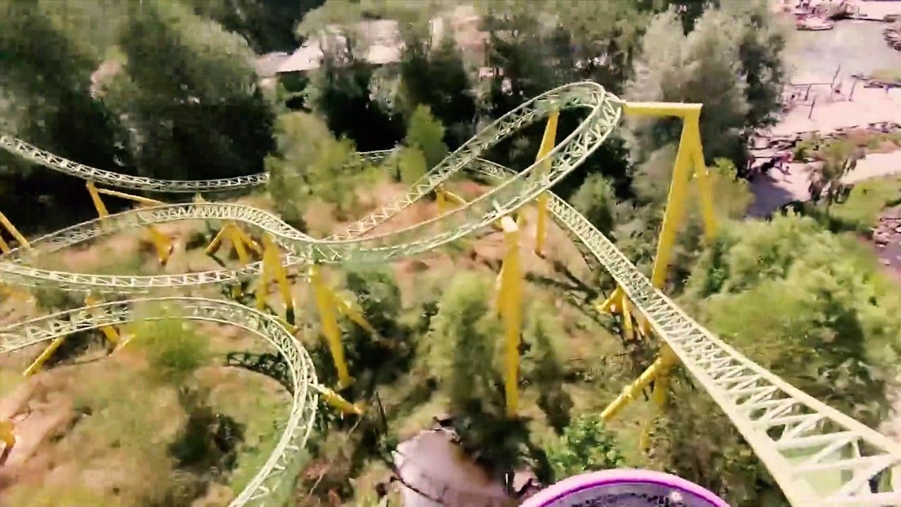 Dwervelwind Roller Coaster (Toverland Amusement Park - Sevenum, Netherlands) - 4k Roller Coaster POV Video