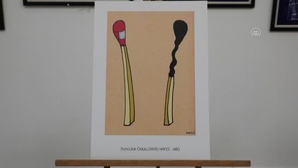 "Pandemi – COVİD-19" temalı Uluslararası Karikatür Yarışması" ödül töreni