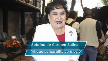"Carmen Salinas está luchando", dice sobrino de la actriz