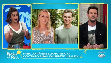 Rumores apontavam que a apresentadora estava cotada para substituir Luciano Huck.