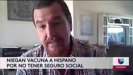 Niegan vacuna a inmigrante por no tener Seguro Social