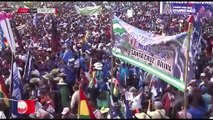 Evo Morales anuncia marcha en apoyo a Arce