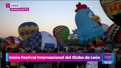 Arranca el Festival Internacional del Globo en León, Guanajuato