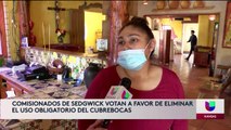 Eliminan uso obligatorio de cubrebocas en el condado Sedgwick