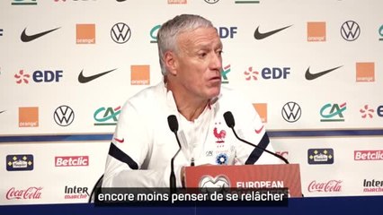 Bleus - Deschamps : “La meilleure vitamine, c’est gagner”