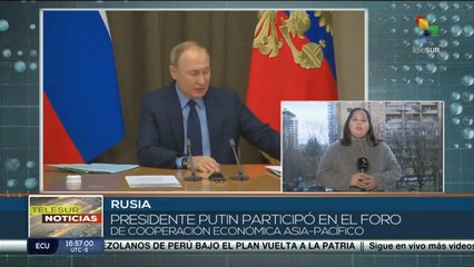 Pdte. Putin aboga por fortalecer cooperación alimentaria y enérgetica en Foro Asia- Pacífico