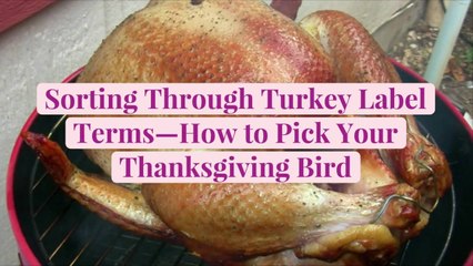 Sorting Through Turkey Label Terms—How to Pick Your Thanksgiving Bird