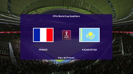 France vs Kazakhstan || World Cup Qualifiers - 13th November 2021 || PES 2021