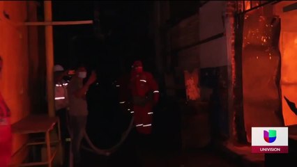 Incendio en Santa Ana, El Salvador