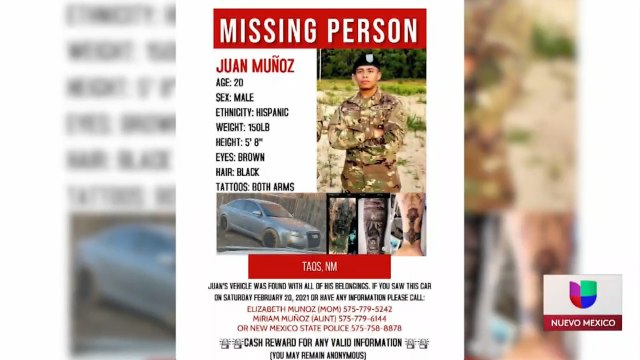 JUAN MUNOS DESAPARECIDO