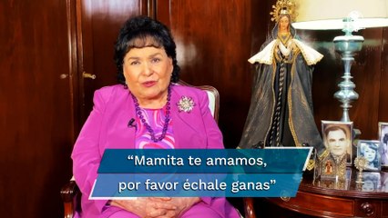 "Le hablé a mi madre y movió sus piecitos", dice hija de Carmen Salinas