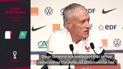 'Griezmann is happier' after his return to Atletico - Deschamps
