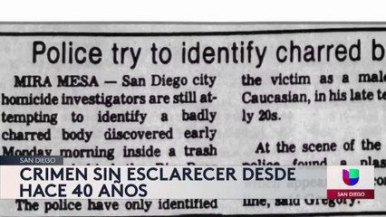 Noticias San Diego 6pm 021821 - Clip COLD CASE BODY