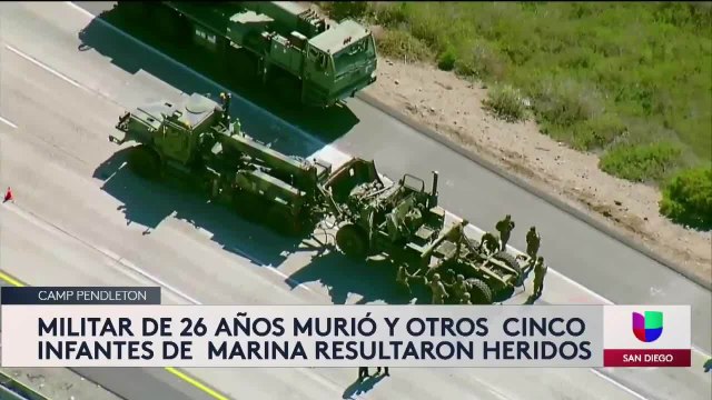 Noticias San Diego 6pm 030221 - Clip CAMP PENDLETON ACCIDENT