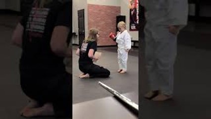 Girl Amazed by Her Power