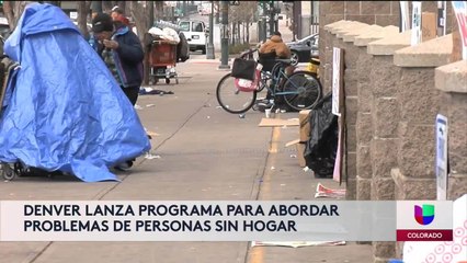 Denver lanza programa para personas sin hogar