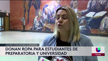 DonaciOn de ropa para estudiantes de Wichita