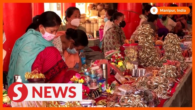 Women-run market breaks stereotypes in India