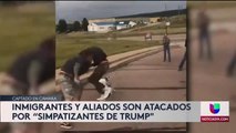 Inmigrantes y aliados son atacados por partidarios de Trump armados