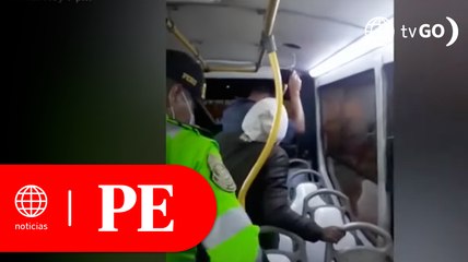 Mujer es descubierta sustrayendo autopartes de un bus | Primera Edición