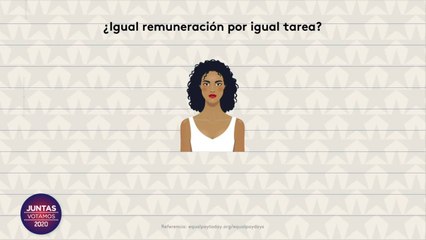 JUNTAS VOTAMOS: Justicia salarial para las mujeres ¡AHORA!