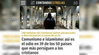 Hemeroteca: Gracias al gobierno social-comunista crece la cristianofobia y la quema de iglesias