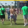 VIDEO: Justin Bieber disfruta la cumbia en Coachella