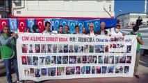Çin'in Uygur Türklerine yönelik politikası protesto edildi