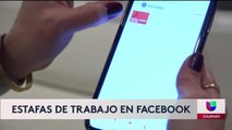 Alerta: estafa de empleos en Facebook en redes sociales