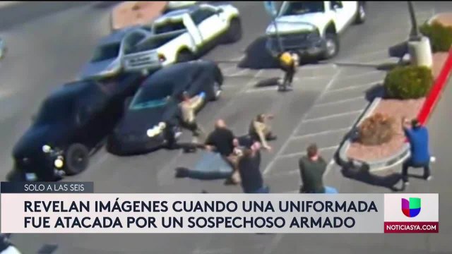 Revelan imágenes de oficial de policía herida 6pm 020821 - Clip