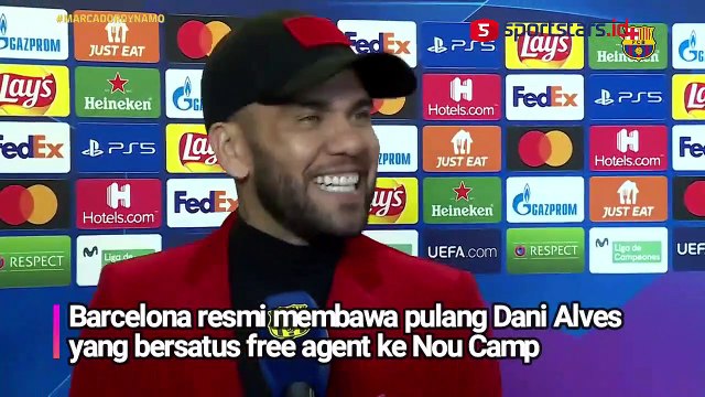 Resmi! Dani Alves Jadi Rekrutan Pertama Xavi di Barcelona