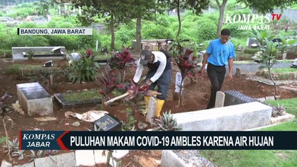 Puluhan Makam Di Cikadut Ambles
