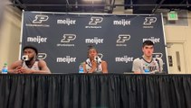 Purdue basketball players react to win over Indiana State