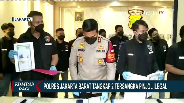 Polres Jakarta Barat Tangkap 2 Tersangka Pinjol Ilegal