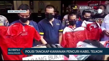 Polisi Tangkap Kawanan Pencuri Kabel Telkom