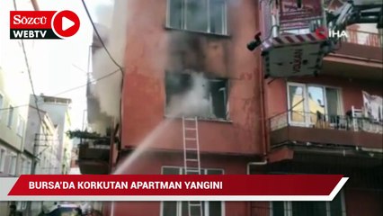 Bursa'da korkutan yangın