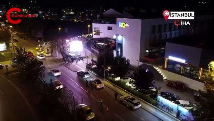Bursa'da ''drone" destekli asayiş uygulaması