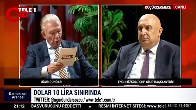 Uğur Dündar canlı yayında kendisine gelen mesajları okudu