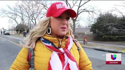 Ambiente tras juramentación de Joe Biden en Washington D.C.