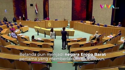 Belanda Lockdown, Ratusan Warga Ngamuk ke Perdana Menteri