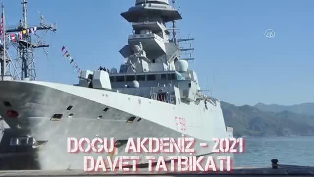 Doğu Akdeniz-2021 Davet Tatbikatı başarıyla tamamlandı