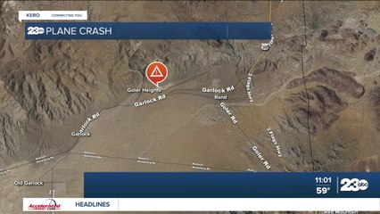 Plane crash near Ridgecrest kills two